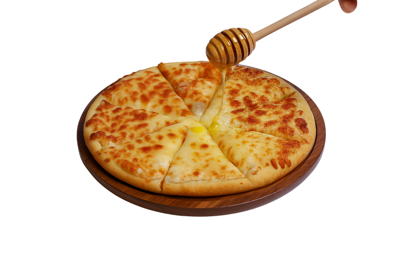 Labneh with Honey Pizza